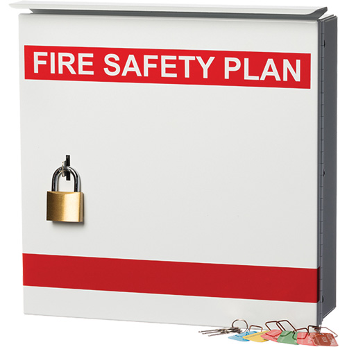 Boîte pour plan de s&eacute;curit&eacute; en cas d'incendie Infinity Industrial Services Inc.