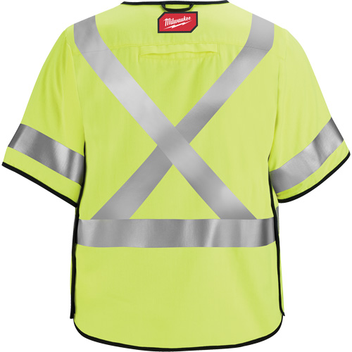 Breakaway Mesh Safety Vest, Black/High Visibility Lime-Yellow, Medium/Small Infinity Industrial Services Inc.