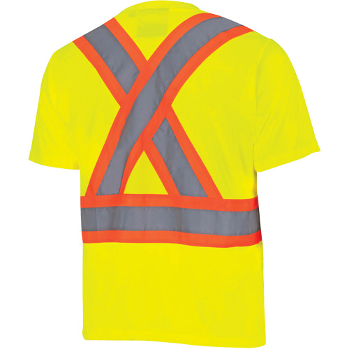 6991 Chandail de s&eacute;curit&eacute; en il-de-perdrix, Polyester, 3T-Grand, Jaune lime haute visibilit&eacute; Infinity Industrial Services Inc.