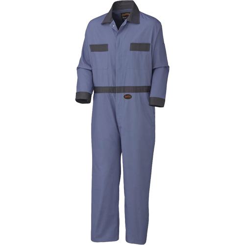 5133 Coveralls with Concealed Brass Buttons, Men's, Navy Blue, Size 36 Infinity Industrial Services Inc.