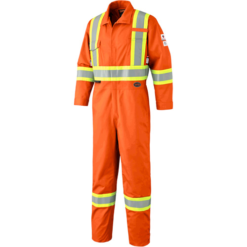 7702T Combinaison FR-Tech contre les arcs, Taille 40 (grand taille), Orange haute visibilit&eacute;, 10 cal/cm² Infinity Industrial Services Inc.