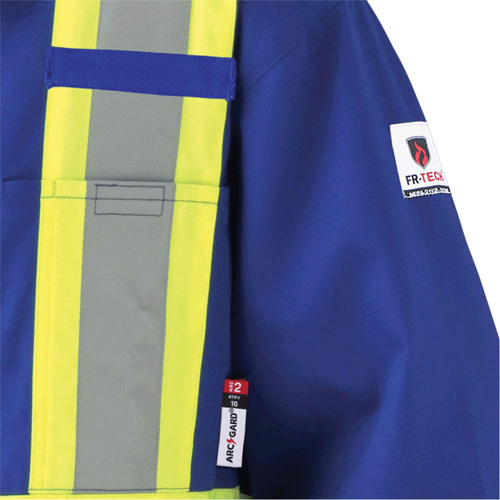 7706T FR-Tech&reg; Flame-Resistant Coverall with Leg Zippers, Size 40 (Tall), Royal Blue, 9.7 cal/cm² Infinity Industrial Services Inc.
