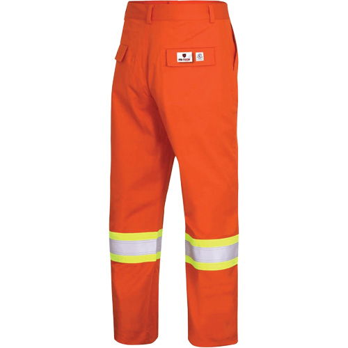 7763 Pantalon de s&eacute;curit&eacute; haute visibilit&eacute; r&eacute;sistant aux arcs &eacute;lectriques FR-Tech 88/12, 38, x 30, Orange haute visibilit&eacute;, 9,7 cal/cm² Infinity Industrial Services Inc.