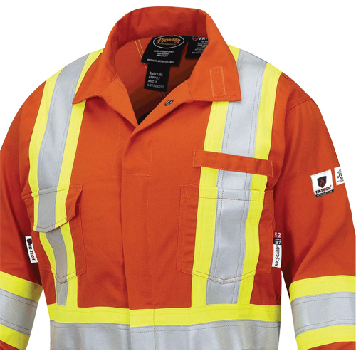 7702W FR-Tech&reg; Women's FR/Arc-Rated Coveralls, Size X-Small, High Visibility Orange, 10 cal/cm² Infinity Industrial Services Inc.