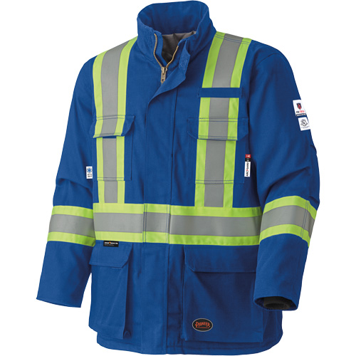 5523 Manteau de s&eacute;curit&eacute; ignifuge, Petit, Bleu royal, 58 cal/cm² Infinity Industrial Services Inc.