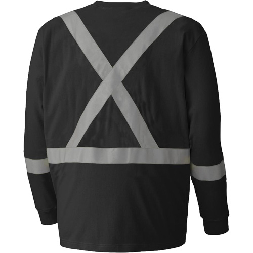 340SFA Chemise de s&eacute;curit&eacute; &agrave; manches longues ignifuge, Petit, Noir Infinity Industrial Services Inc.