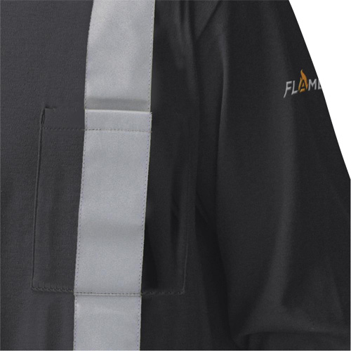 340SFA Chemise de s&eacute;curit&eacute; &agrave; manches longues ignifuge, Petit, Noir Infinity Industrial Services Inc.