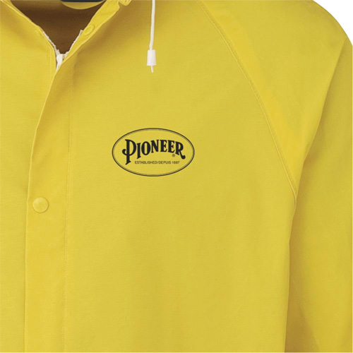 577J Rain Jacket, Polyester/PVC, Small, Yellow Infinity Industrial Services Inc.