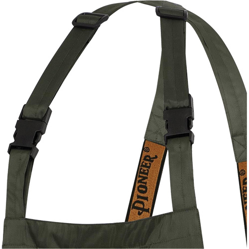 D8120P Nailhead Ripstop Tree Planter Bib Pants, X-Small, Polyester/PVC, Green Infinity Industrial Services Inc.