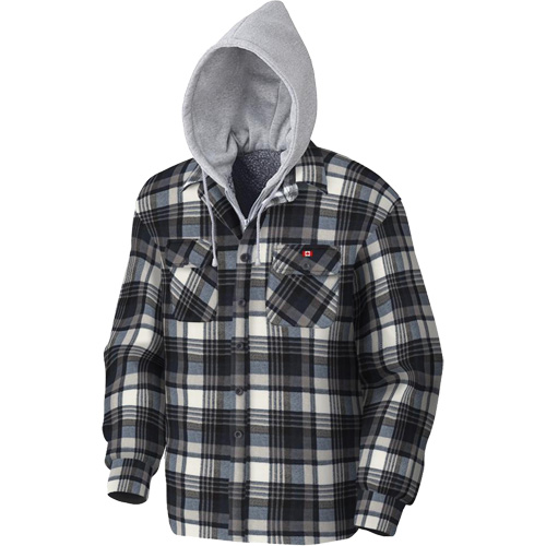 415BG Quilted Hooded Shirt, Men's, X-Small, Multi-Colour Infinity Industrial Services Inc.