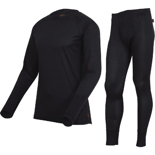 D2200A Premium Quick-Dry & Moisture-Wicking Underwear Set, Men's, X-Small, Black Infinity Industrial Services Inc.