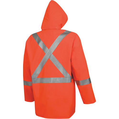 576J Veste de pluie ignifuge haute visibilit&eacute;, Petit, Orange haute visibilit&eacute; Infinity Industrial Services Inc.