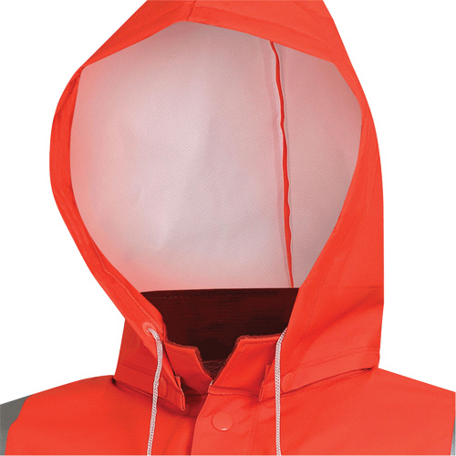 576J Veste de pluie ignifuge haute visibilit&eacute;, Petit, Orange haute visibilit&eacute; Infinity Industrial Services Inc.
