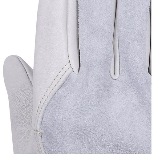 535G Gants de chauffeur beige, Petit, Paume en Cuir fleur de vache Infinity Industrial Services Inc.