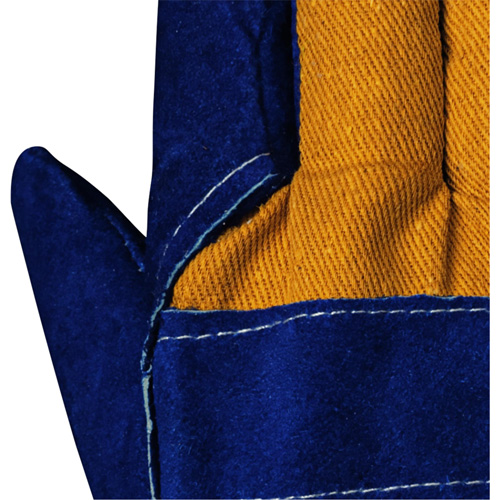 630 Gants d'appareilleur isol&eacute;s bleus, Taille unique, Paume en Cuir de vache refendu, Doublure en Boa Infinity Industrial Services Inc.