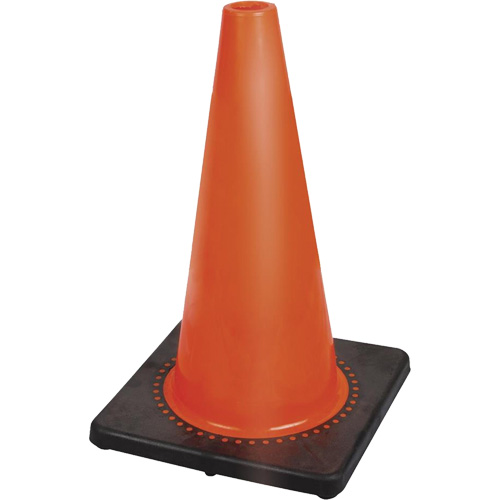 181P C&ocirc;ne de s&eacute;curit&eacute; flexible de premi&egrave;re qualit&eacute;, 18", Orange Infinity Industrial Services Inc.