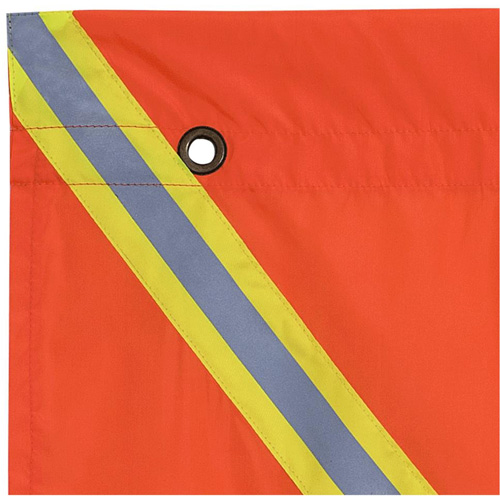 353 Drapeau avec bande r&eacute;fl&eacute;chissante, Polyester Infinity Industrial Services Inc.
