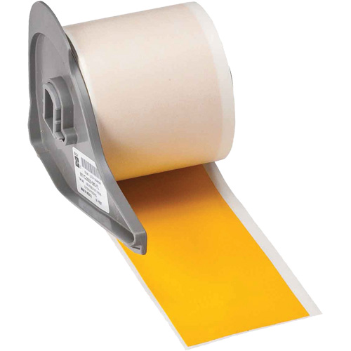 Ruban adh&eacute;sif permanent toutes saisons pour &eacute;tiquettes, Vinyle, Jaune, Largeur de 2" Infinity Industrial Services Inc.