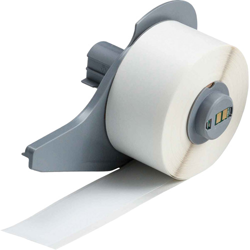 Ruban adh&eacute;sif permanent toutes saisons pour &eacute;tiquettes, Vinyle, Blanc, Largeur de 1" Infinity Industrial Services Inc.