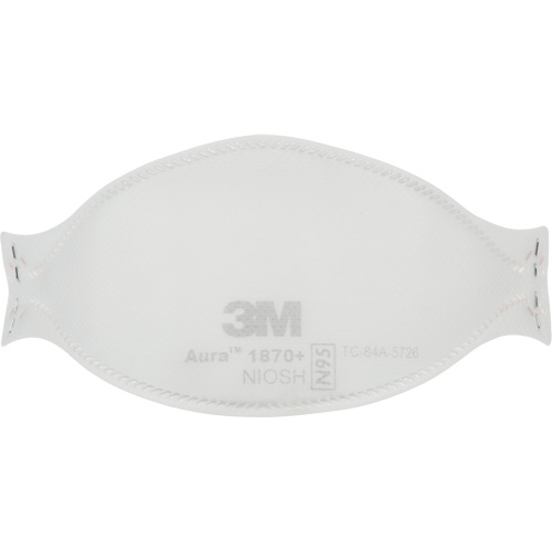 Appareil de protection respiratoire contre les particules pour soins de sant&eacute; et masque chirurgical 1870+ Aura, N95, Certifi&eacute; NIOSH/Homologu&eacute; FDA Infinity Industrial Services Inc.