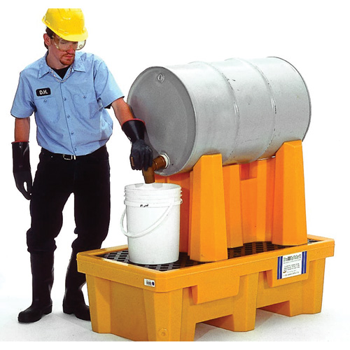Syst&egrave;me de confinement Ultra-Drum sans drain pour 2 barils, 53" lo x 53" la x 44,8" ha, 1500 gal. US Capacit&eacute; Infinity Industrial Services Inc.