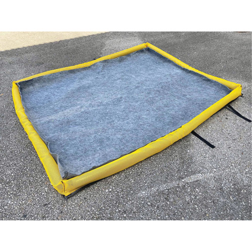Small Ultra-Filter Pad, 0.8 US gal. Capacity, 2.5' W x 2' L x 3" H, Foam Wall Infinity Industrial Services Inc.