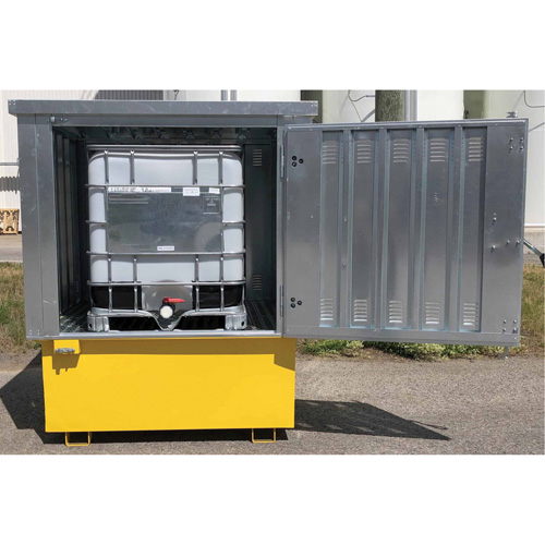 Couvercle rigide en acier Ultra-IBC, 71,1" lo x 83,1" la x 66,3" h, Capacit&eacute; de charge 5640 lb Infinity Industrial Services Inc.