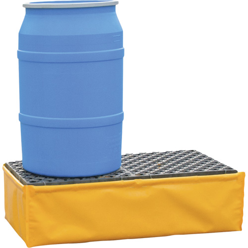 2-Drum Flexible Ultra-Spill Pallet&reg;, 66 US gal. Spill Capacity, 48" x 24" x 14" Infinity Industrial Services Inc.
