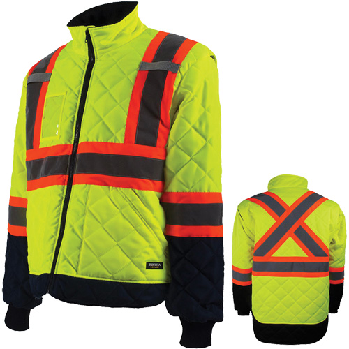 Freezer Jacket, Polyester, High Visibility Orange, 2X-Large Infinity Industrial Services Inc.