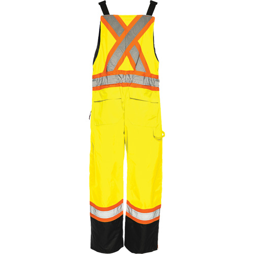 Salopette de s&eacute;curit&eacute; dhiver TO1, Polyester, Petit, Noir/Jaune lime haute visibilit&eacute; Infinity Industrial Services Inc.
