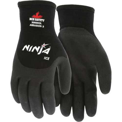Ninja&reg; Ice Insulated Winter Gloves, Medium, HPT Coating, 15 Gauge, Nylon Shell Infinity Industrial Services Inc.