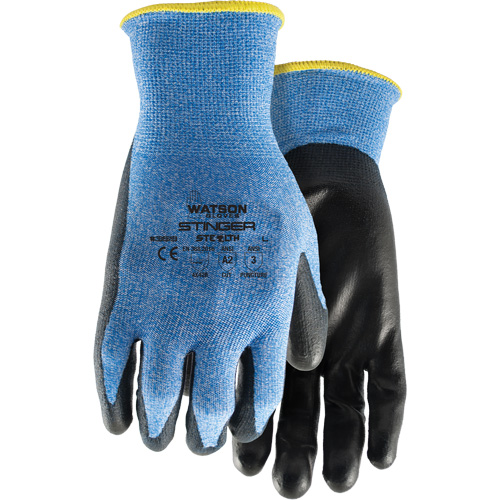 Gants anticoupures 359 Stealth Stinger, Taille T-petit, Calibre 15, Rev&ecirc;tement Polyur&eacute;thane, Enveloppe en Fibre de verre/Nylon/Spandex, ASTM ANSI niveau A2/EN 388 niveau B Infinity Industrial Services Inc.