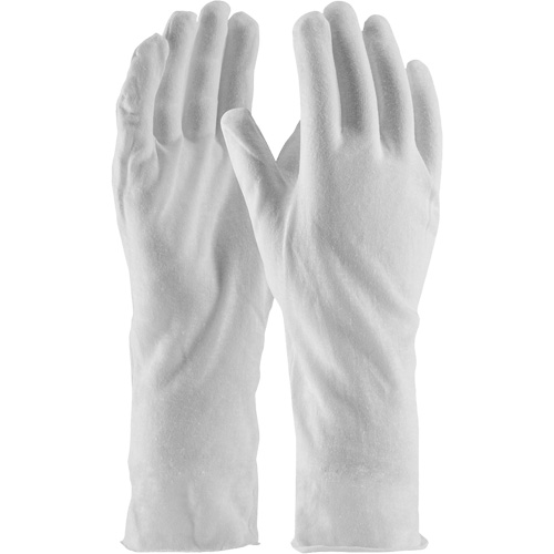 Gants d'inspection de qualit&eacute; sup&eacute;rieure CleanTeam, Coton, Poignet Non ourl&eacute;, Taille unique Infinity Industrial Services Inc.