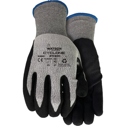 Gants r&eacute;sistant &agrave; la coupe 388 Stealth Cyclone, Taille T-petit, Calibre 18, Rev&ecirc;tement Nitrile, Enveloppe en PEHP/Polyester, ASTM ANSI niveau A2/EN 388 niveau 3 Infinity Industrial Services Inc.