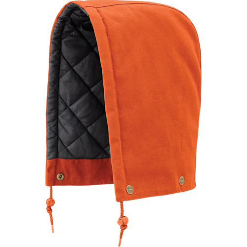 539 Hood for Quilted Safety Parka, Bomber or Coverall, Orange, Cotton Infinity Industrial Services Inc.