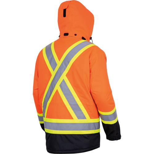 5407 Waterproof Insulated Heated Safety Jacket, Men's, Small, High-Visibility Orange Infinity Industrial Services Inc.