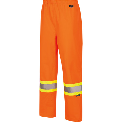 5627W Women's Waterproof Bib Pants, Polyester/Polyurethane, X-Small, High Visibility Orange Infinity Industrial Services Inc.
