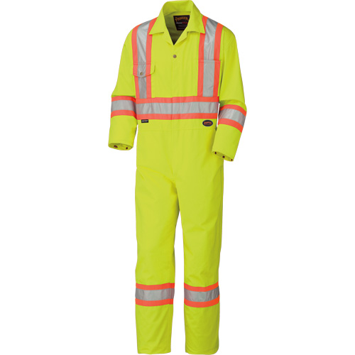 5512T High-Visibility Coveralls, 40 (Tall), High Visibility Lime-Yellow Infinity Industrial Services Inc.