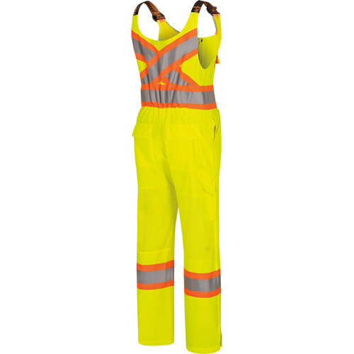 6000W Women's High-Visibility Traffic Safety Overalls, Polyester, X-Small, High Visibility Lime-Yellow Infinity Industrial Services Inc.