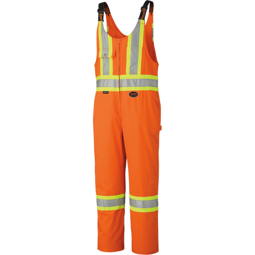 6617ZT High-Visibility Safety Overalls with Leg Zippers, Poly-Cotton, 40 (Tall), High Visibility Orange Infinity Industrial Services Inc.