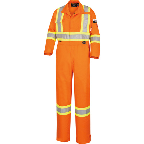 5551T Flame-Gard&reg; FR/Arc-Rated Coverall, Size 42 (Tall), High Visibility Orange, 9.1 cal/cm² Infinity Industrial Services Inc.