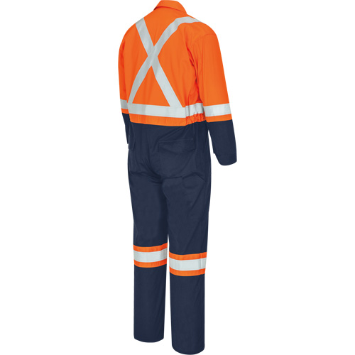 7702BBT FR-Tech&reg; 2-Tone Safety Coverall, Size 40 (Tall), Navy Blue/Orange, 10 cal/cm² Infinity Industrial Services Inc.