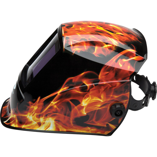 Leadhead&reg; Auto Darkening Welding Helmet, 3.8" L x 3.4" W View Area, 9 - 13 Shade Range Infinity Industrial Services Inc.