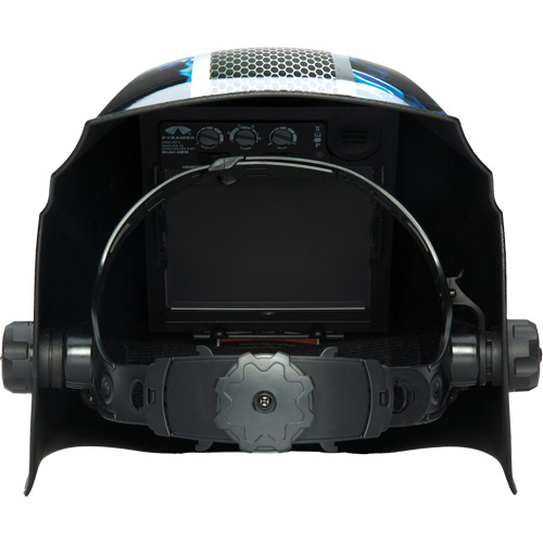 Leadhead&reg; Auto Darkening Welding Helmet, 3.8" L x 3.4" W View Area, 9 - 13 Shade Range Infinity Industrial Services Inc.