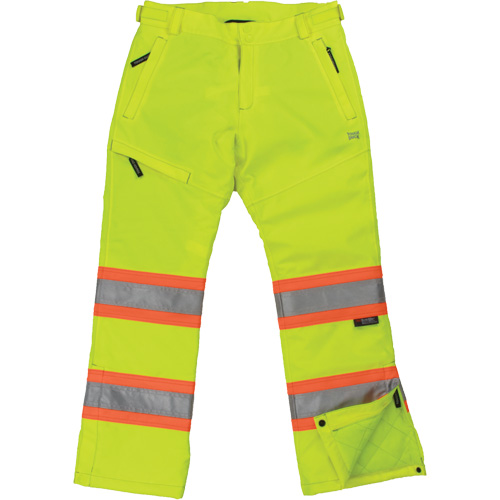 Womens Insulated Flex Safety Pant, Polyester, Large, High Visibility Lime-Yellow Infinity Industrial Services Inc.