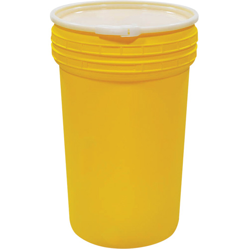 Ensemble de baril emboîtable en plastique pour laboratoire, 55 gal. US, Mobile Infinity Industrial Services Inc.
