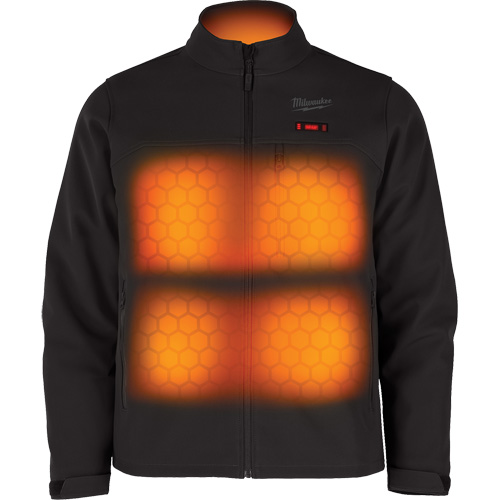 Manteau chauffante M12 ToughShell (manteau seulement), Hommes, Grand, Noir Infinity Industrial Services Inc.