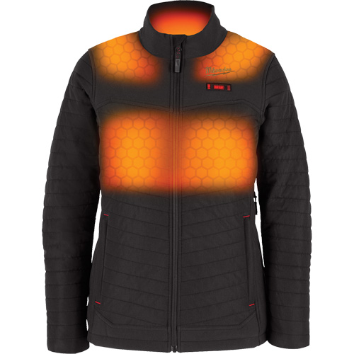 Manteau chauffant M12 Axis avec pile, Femmes, Grand, Noir Infinity Industrial Services Inc.