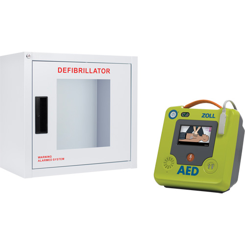 AED 3 AED & Wall Cabinet Kit, Semi-Automatic, English, Class 4 Infinity Industrial Services Inc.