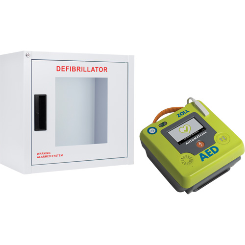 AED 3 AED & Wall Cabinet Kit, Automatic, English, Class 4 Infinity Industrial Services Inc.